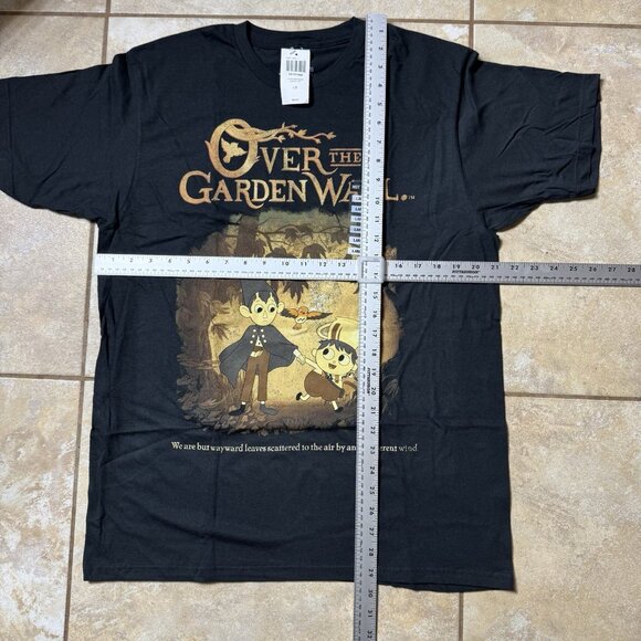 Over The Garden Wall Greg & Wirt Wayward Leaves T-Shirt LARGE New With Tags - Picture 3 of 6